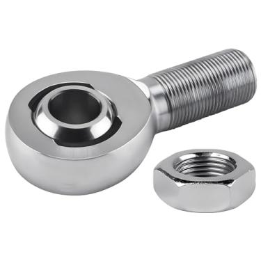 Imagem de YIFUOK Rolamento de extremidade de haste de junta Heim de 3/20.3 cm com porca de atolamento, RH 3/20.3 cm-24 Rosca x 1.0 cm Furo Cromoly Panhard Kit de extremidade de haste para direção, suspensão