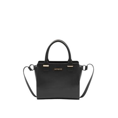 Imagem de Bolsa Petite Jolie Preta Em Material Sintético Com Design Moderno E Al