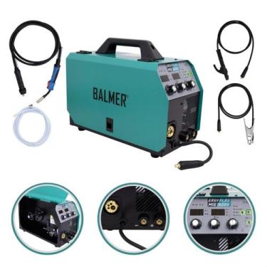 Imagem de Máquina Inversora Solda 160A Mig Tig Mma Multiprocesso Balmer Profissi