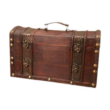 Imagem de FytStycale Porta-vinhos de madeira, caixa para garrafa de vinho, ideal para presentes de aniversário.