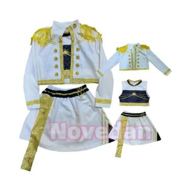 Imagem de Fantasia Infantil De Anime KPOP KPDH: Conjunto Cosplay Huntrix Golden 