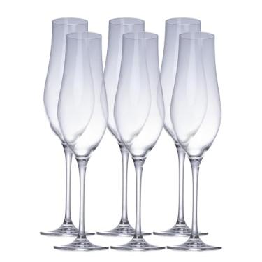 Imagem de Jogo de 6 Taças para Champanhe - Limosa - Cristal Ecológico - 300ml - Full Fit