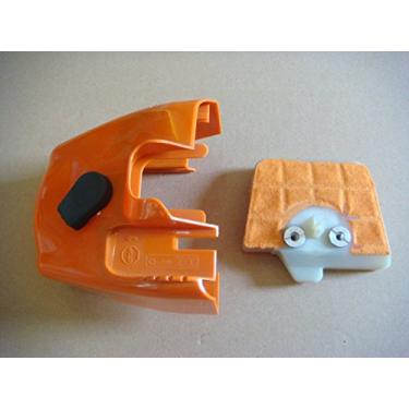 Imagem de shuihuo Filtro de ar e capa compatível com STIHL CHAINSAW 036 MS340 MS360 036 substitui 1125 140 1913