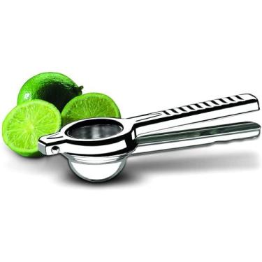 Imagem de Espremedor De Limão De Mão Inox Manual Extrator Suco Natural - open  t