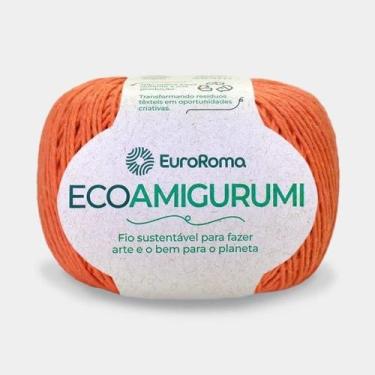 Imagem de Fio Ecoamigurumi 254 Metros 8/7 160g Cor 750 Laranja - Euro Roma - no-