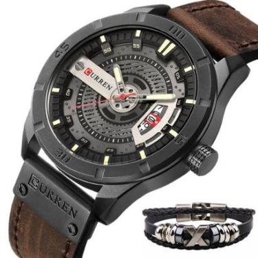 Imagem de Relógio Masculino Original Curren Esportivo + Pulseira-Unissex