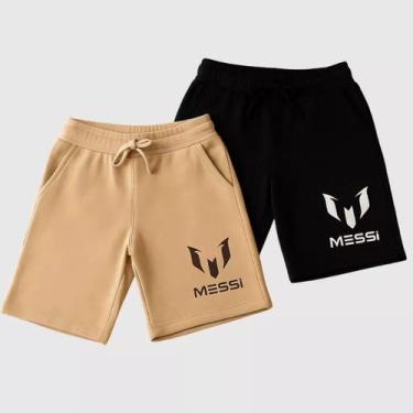 Imagem de Kit 2 Bermudas Moletinho Infantil Menino Cr7 NJR Short Juvenil do 2 ao