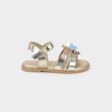 Imagem de Sandália Infantil Bibi Shine Mini Dourada de Abelha, 26