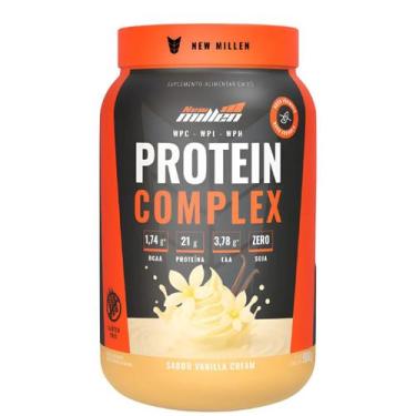 Imagem de Whey Protein Complex New Millen Blend Proteico Pote 900g -, Vanilla Cr