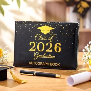 Imagem de Gueevin Livro de autógrafos de formatura lembrancinhas e presentes classe de 2026 livro de autógrafos para assinaturas livro de visitas para assinaturas e mensagens decorações de festa