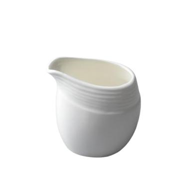 Imagem de Jarro de leite de grande capacidade de 200 ml, com alça, panela de cerâmica branca, pote de molho