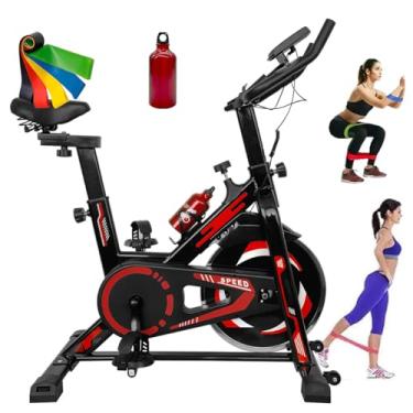 Imagem de Bicicleta Bike Spinning Ergométrica Exercício Fitness Roda Inércia 13kg