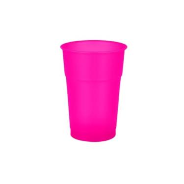 Imagem de 100 Copos Neon 300ml – Brilha na Luz Negra | Festas e Eventos- Brilha na Luz Negra para Festas, Baladas, Eventos Temáticos e Decoração(100 Rosa)