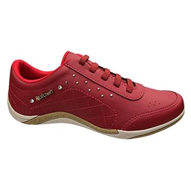 Imagem de Tênis Feminino Kolosh Casual Mali - C1296 - Vermelho Cor:Vermelho;Tamanho:37