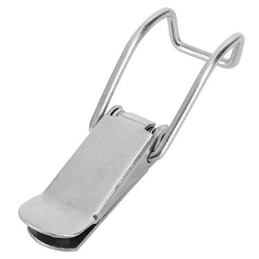 Imagem de WALFRONT Trava de Ferrolho para Serviço Pesado, Caixa de Ferramentas de Aço Inoxidável, Travas de capô Com Língua de Travamento Segura para Máquinas, Ferragens, (Aço inoxidável 201 (4 unidades