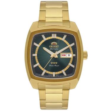 Imagem de Relógio Orient Masculino Automático Dourado 4,1cm 50m