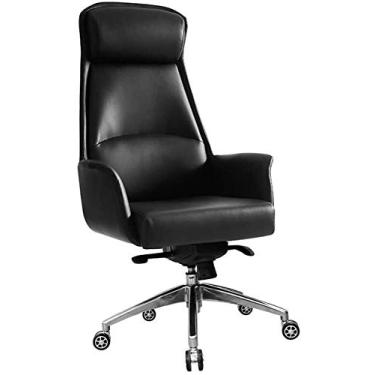 Imagem de Cadeira de escritório cadeira de mesa cadeira de computador cadeira de jogo negócios casa couro confortável cadeira giratória cadeira de escritório (cor: B)