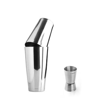 Imagem de Coqueteleira Boston e Copo Dosador Duplo Inox Drinks