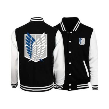 Imagem de Jaqueta De Beisebol Oversize Para Cosplay Masculino, Estilo Anime, Sol