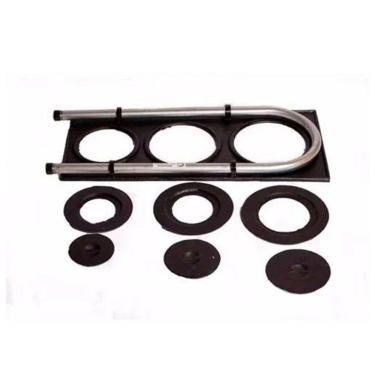 Imagem de Chapa Fogão Lenha com Serpentina Alumínio 3 Furos