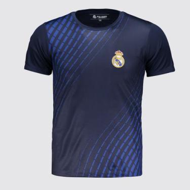 Imagem de Camisa Real Madrid Dry Fit Juvenil Marinho, 18 ANOS