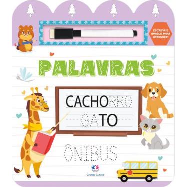 Imagem de Livro - Palavras - Escreva e apague para aprender