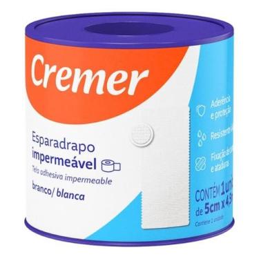 Imagem de Esparadrapo Impermeável Branco Cremer 5cm X 4,5m