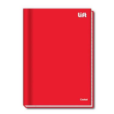 Imagem de Caderno Brochura Universitário 1 Matéria 80 Folhas Lift Credeal Vermelho