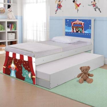 Imagem de Bi Cama Juvenil Zap com Cabeceira Circo