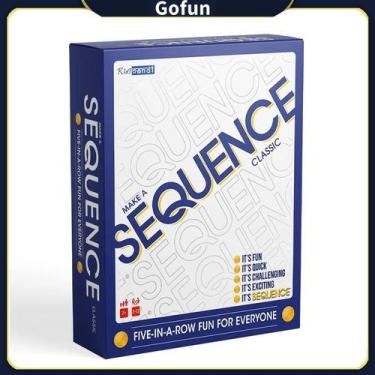 Imagem de Jogo de tabuleiro SEQUENCE Original Classic com tabuleiro dobrável