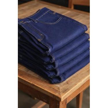 Imagem de Calças Jeans Atacado Tradicional Kit Com 5 Unidades - OCM, 44