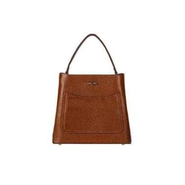 Imagem de Bolsa de mão em couro liso Madu-Feminino