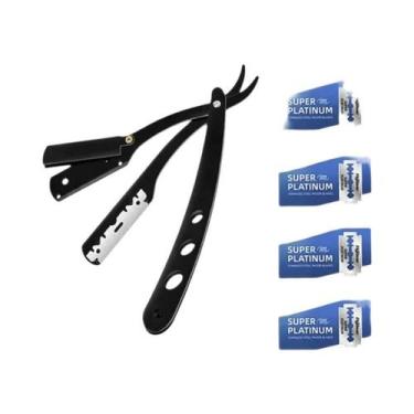 Imagem de Navalha De Segurança Dobrável Vintage Para Homens, Aparador De Barba E