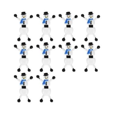 Imagem de Bonecos De Neve Fofos De Natal, Brinquedos Esticáveis E Posicionáveis 