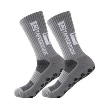 Imagem de Meias Esportivas Antiderrapantes Masculinas Para Futebol E Basquete, C