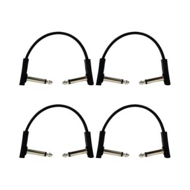 Imagem de Cabos Planos Miwayer Para Pedal De Guitarra Com Economia De Espaço, 6.