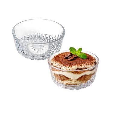 Imagem de Tigela Bowl Vidro Redonda Sobremesa Fruta Transparente 250ml - CLICK H