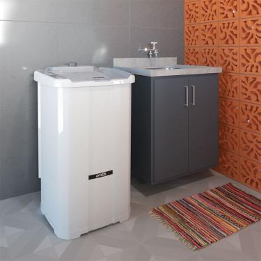 Imagem de Lavadora de Roupa Semiautomatica Tanquinho Sem Dreno Inverter 12kg Praxis