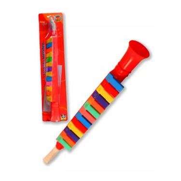 Imagem de Escaleta Melódica 13 Teclas Vermelha - Shiny Toys 00288