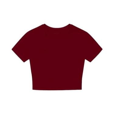 Imagem de Camiseta Básica Feminina De Manga Curta, Verão 2026, Casual, Preta E B