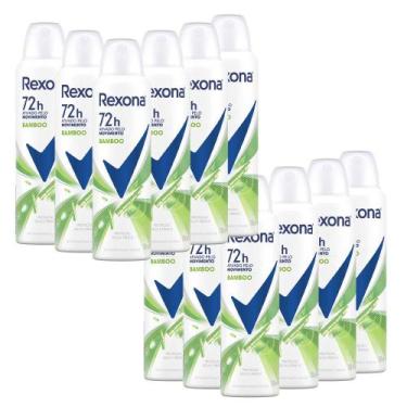 Imagem de Kit 12 Desodorante Rexona Stay Fresh Bamboo + Aloe Vera 150ml
