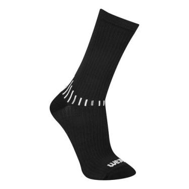 Imagem de Meia Rikam Cano Médio Compressão, Preto, 34/39