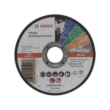 Imagem de Disco de Corte 4.1/2 Polegadas Multiconstruction 2608.602.384 - Bosch 