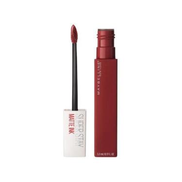 Imagem de Batom Líquido Longa Duração Maybelline SuperStay Matte Ink 5ml, Voyage