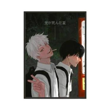 Imagem de Pôster Vintage De Verão Hikaru Died Anime, Adesivo De Parede Impermeáv