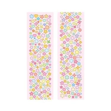 Imagem de Fita Adesiva Decorativa Washi Estrela Brilhante De Natal Para Diário E