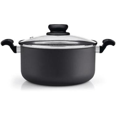 Imagem de Caçarola 24cm alumínio antiaderente grafite panelux premium stone