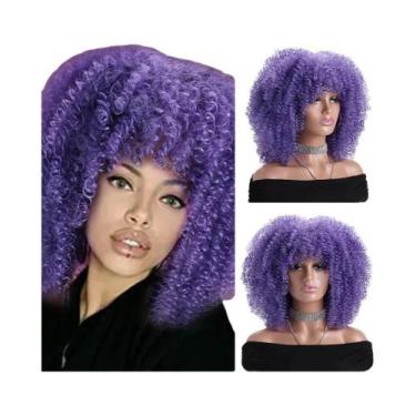 Imagem de Peruca Sintética Curta Gradiente Marrom De 16 Polegadas, Castanho Clar