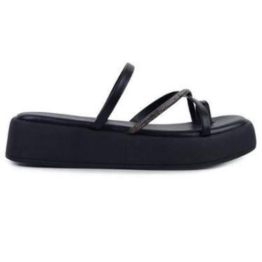 Imagem de Chinelo Feminino Ramarim Papete Preto - 2439204-Feminino
