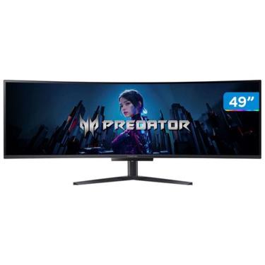 Imagem de Monitor Gamer Acer X49 Xbmipphuzx Curvo Ultrawide 49" Quad HD 5K Preto